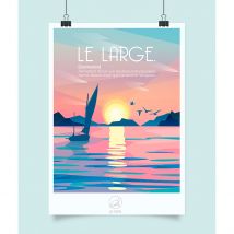 Affiche Le Large 42x59.4cm - La Loutre