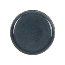 Assiette à Dessert en Grès Bleu D21cm - Carla - Côté Table
