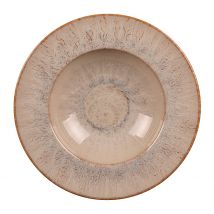 Assiette Calotte en Grès Beige D27cm - Akaris - Table Passion