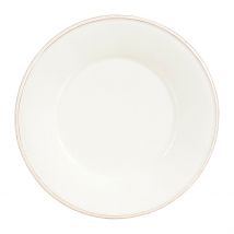 Assiette Plate en Faïence Ivoire D28.5cm - Constance - Côté Table
