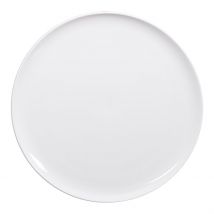 Assiette Plate en Porcelaine Blanc D26.5cm - Selena - Table Passion
