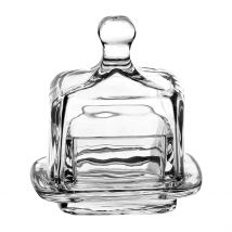 Beurrier Carré Beurrier Transparent en Verre - Côté Table