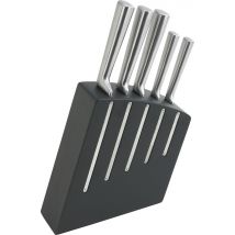 Bloc Couteaux Kimono 5 Couteaux de Cuisine Bloc Noir - Jean Dubost