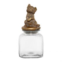 Bocal en Verre avec Couvercle Lapin Mordoré - Floreal - Côté Table