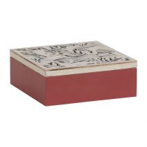 Boîte à Thé Solor Terracotta 9 Compartiments - SEMA Design