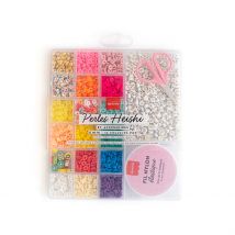 Boite de 16 Couleurs Pop de Perles Heishi 6 Mm et Accessoires - Idée Cadeau - La Petite Épicerie