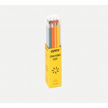Boite de 16 Crayons de Couleurs Pop - Omy