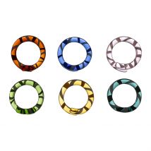 Boite de 6 Ronds de Serviette en Verre Multicolore - Colorea - SEMA Design