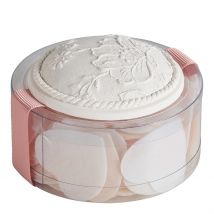 Boîte de Feuilles de Savon Petits Cœurs Blancs et Nude - Parfum Rose - Mathilde M