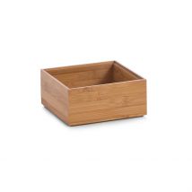 Boite de Rangement en Bambou 15x15xh7cm - Zeller