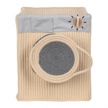 Boîte Rangement Lave-linge en Coton Écru - Sweetdream - Jardin D'Ulysse
