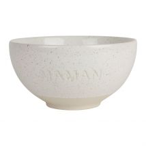 Bol Maman en Grès Écru Moucheté 70cl - Jardin D'Ulysse