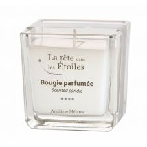 Bougie Parfumée Poivre Rose, Rose, Musc Noir 45h - La Tête Dans Les Étoiles - Amélie et Mélanie