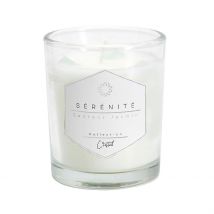 Bougie Parfumée Jasmin avec Pierre 12h - Idée Cadeau - Home Déco Factory