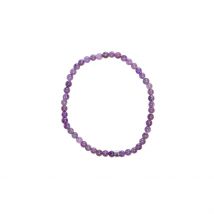 Bracelet Améthyste Perles Rondes 4mm - Omsaé
