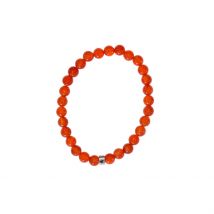 Bracelet Cornaline Perles Rondes 6mm - Omsaé