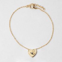 Bracelet en Acier Inoxydable Doré L16cm - Idée Cadeau - SEMA Design
