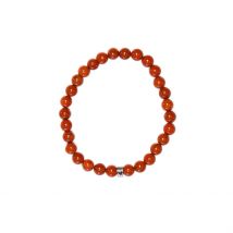 Bracelet Jaspe Rouge Perles Rondes 6mm - Omsaé