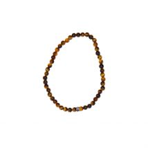 Bracelet Oeil de Tigre Perles Rondes 4mm - Omsaé