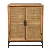 Buffet Bas en Sapin et Bambou Naturel L80cm - Tamba - SEMA Design