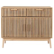 Buffet en Bois Naturel H80cm - Kara - Home Déco Factory