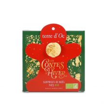 Cadeau de Table Bonhomme Pain d'Épices : 6 Sachets de Thés et Infusions bio - Terre D'Oc