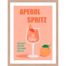 Cadre avec Affiche "Aperol Spritz" 30x40cm - Lario - CM Création