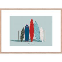 Cadre Image Surf Day 50x70cm Lario Chene - CM Création