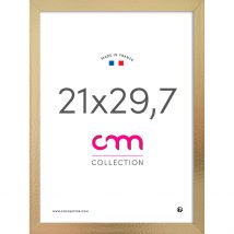 Cadre Photo 21x29.7cm Croisett Champagne Mdf Verre Mdf - CM Création