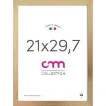 Cadre Photo 21x29.7cm Croisett Champagne Mdf Verre Mdf - CM Création