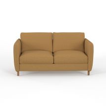 Canapé Convertible 2 Places Gustave - Tissu Texturé - Crown Moutarde - Inside