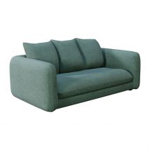 Canapé Fixe 2 Places Basile - Tissu - Enjoy Vert Menthe - Inside