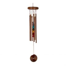 Carillon à Vent 7 Chakras Argenté H44cm - Tierra Zen