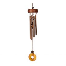 Carillon à Vent Œil de Tigre H29cm - Tierra Zen