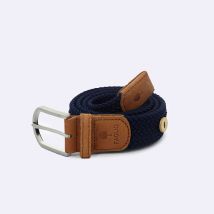 Ceinture Tressée Bleu Marine Taille Unique - Faguo