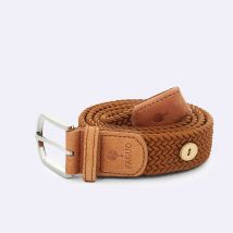 Ceinture Tressée Camel Taille Unique - Faguo