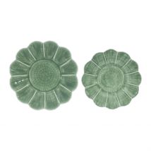 Centre de Table (x2) Sauge D40/d34cm - Floraly - Côté Table