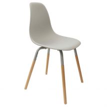 Chaise de Salle à Manger Scandinave Gris - Phebee - Home Déco Factory