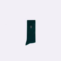 Chaussettes Vegan X3 Bleu Marine, Vert Foncé et Rose Brique 43/46 - Faguo