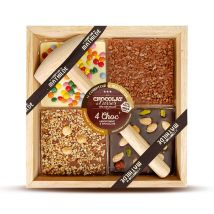 Chocolat à Casser 4 Choc - Idée Cadeau - Le Comptoir de Mathilde
