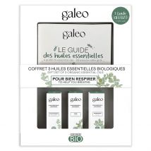 Coffret 3 Huiles Bio Pour Bien Respirer + Guide - Galéo