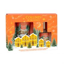 Coffret Cadeau Parfum D'ambiance et Bougie Parfumée Cannelle Orange - Collines de Provence