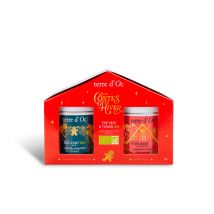 Coffret Cadeau Thé Vert et Infusion Bio Gingembre et Pomme D'amour - Terre D'Oc