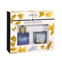 Coffret Duo Mini Bouquet Parfumé et Bougie Parme - Lolita Lempicka - Maison Berger