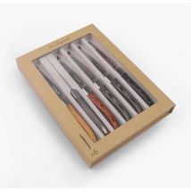 Coffret Kraft 6 Couteaux Steak Coloris Mixés - Royal Louis - Amefa