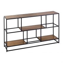 Console Industrielle en Fer Doré - Felia - Côté Table