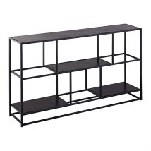 Console Industrielle en Fer Noir - Felia - Côté Table