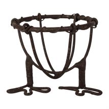 Coquetier en Fer Brun - Basse-cour - Comptoir de Famille