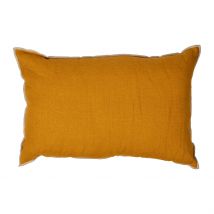Coussin Chennai Chamoi 40x60cm en Lin Lave - Haomy