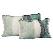 Coussin en Laine Céladon 40x60cm - Calypso - Haomy